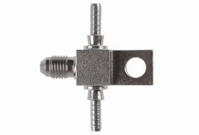 GOODRIDGE S51320303C - RACOR T MACHO CENTRAL 3/8 JIC 2 SALIDAS TUBO 03 (INOX)