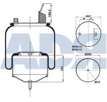 ADR 51559500 - FUELLE CPTO. (FPM) VOLVO