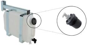 ADR 90BAP326 - BIDON AGUA PLASTICO 25LTS C/SOPORTE Y S/JABONERA