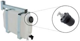 ADR 90BAP325 - BIDON AGUA PLASTICO 25LTS C/SOPORTE Y C/JABONERA
