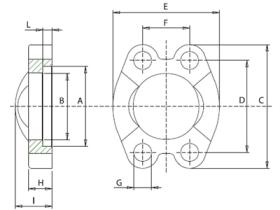 Bridas SAE SBSE308 - SEMIBRIDA SAE 3000PSI ENTERA 1/2" (SFI3001012)