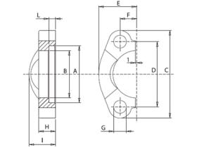 Bridas SAE SBS308 - SEMIBRIDA SAE 3000PSI PARTIDA 1/2" (SFT3001012)