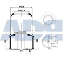 ADR 51550900 - FUELLE CPTO. (FPM) VOLVO