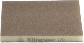 Klingspor Abrasivos 125281 - BLOQUE ABRASIVO, ESPONJA ABRASIVA 123 X 96 X 12,5, ÓXIDO DE