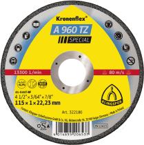 Klingspor Abrasivos 322180 - DISCOS DE CORTE KRONENFLEX® 0,8 - 1,0 MM 115 X 1 X 22,23,