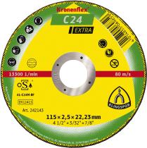 Klingspor Abrasivos 242143 - DISCOS DE CORTE KRONENFLEX® 2,0 - 3,2 MM 115 X 2,5 X 22,23,