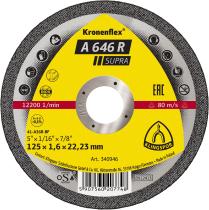 Klingspor Abrasivos 340946 - DISCOS DE CORTE KRONENFLEX® 1,6 - 1,9 MM 125 X 1,6 X 22,23,