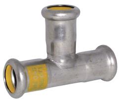 Accesorios de prensar F1615GAS - TE INOXIDABLE PARA GAS DIAM.15