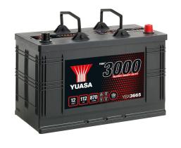  YBX3665 - BATERIA VEHICULO PESADO YUASA YBX3665 12V 112AH 870A (+D) SH