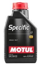 Motul 109840 - MOTUL SPECIFIC RN17 5W30 - 1L