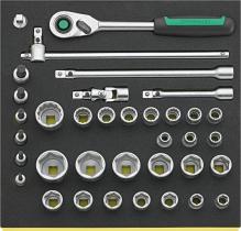 Stahlwille 96830360 - BANDEJA TCS CON JUEGO DE HERRAMIENTAS DE MANO 1/2"