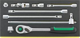 Stahlwille 96830363 - BANDEJA TCS CON JUEGO DE HERRAMIENTAS DE MANO 1/2"