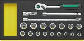 Stahlwille 96830371 - BANDEJA TCS CON BOCAS DE LLAVE DE VASO 3/8"