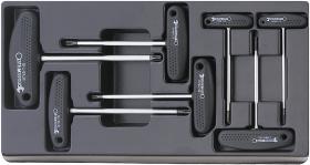 Stahlwille 96838129 - JUEGO DE DESTORNILLADORES CON MANGO T 1C