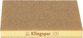 Klingspor Abrasivos 351573 - BLOQUE ABRASIVO, ESPONJA ABRASIVA 123 X 96 X 12,5, ÓXIDO DE