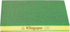 Klingspor Abrasivos 353264 - BLOQUE ABRASIVO, ESPONJA ABRASIVA 123 X 96 X 12,5, ÓXIDO DE