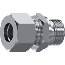 RACORERÍA INOX ZAL18RC12 - R. RECTO ROSCA CILÍNDRICA CONO 60º  INOX  Ø 18  L  1/2" BSP