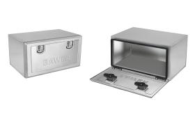 Bawer E625002 - CAJA DE ACERO MATE BÁSICA 800 X 500 X 500 + AMORTIGUADORES