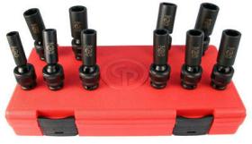 Chicago Pneumatic 8940164449 - SS3110DU 3/8"DR 10PC MET DP UNIV IMP SET