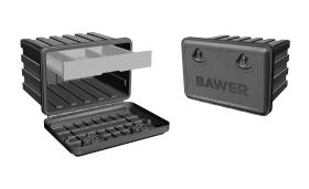 Bawer E0224 - CAJÓN DE PLÁSTICO 2 CIERRES - 750X360X300  ANCLAJE RÁPIDO