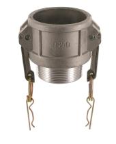 Conexiones industriales CAM2150600A - CAMLOCK TIPO B DN150 ROSCA MACHO 6" (ALUMINIO)