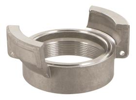 Conexiones industriales GUI365212A - GUILLEMIN FIJO SIN CIERRE DN65 A ROSCA HEMBRA 2"1/2 (ALUMINI