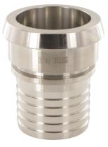 Conexiones industriales DIN11513I - DIN 11851 HEMBRA DN15 ESPIGA DENTADA 13 SIN TUERCA (INOX)