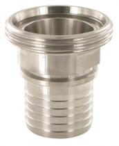 Conexiones industriales DIN31513I - DIN 11851 MACHO DN15 ESPIGA DENTADA 13 SIN TUERCA (INOX)