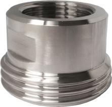 Conexiones industriales DIN1525100I - DIN 11851 MACHO DN25 A ROSCA HEMBRA BSP 1" (INOX)