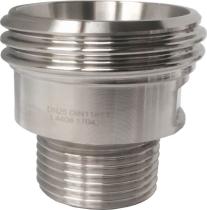 Conexiones industriales DIN172034I - DIN 11851 MACHO DN20 A ROSCA MACHO BSP 3/4 (INOX)