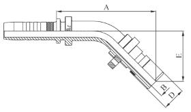 Manuli M12H400404 - EASY FIT ESPIGA 45º MACHO 10 - TUBO 1/4