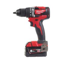 Milwaukee 4933464558 - TALADRO PERCUTOR COMPACTO SIN ESCOBILLAS M18, 2 VELOCIDADES