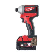 Milwaukee 4933464520 - ATORNILLADOR DE IMPACTO SIN ESCOBILLAS M18, RECEPCIóN 1/4"