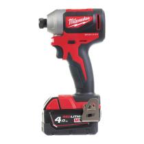 Milwaukee 4933464534 - ATORNILLADOR DE IMPACTO COMPACTO SIN ESCOBILLAS M18, RECEPC