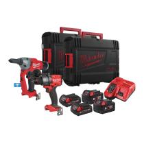 Milwaukee 4933492529 - M18FDD3 + M18ONEFPRT. SE SUMINISTRA CON 2 BATERíAS M18B5, 2