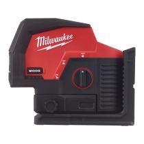 Milwaukee 4933478101 - NIVEL LáSER DE 2 LíNEAS Y PLOMADA M12, VERDE, AJUSTE FINO,