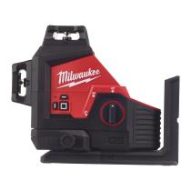 Milwaukee 4933478103 - NIVEL LáSER DE 3 LíNEAS M12, VERDE, AJUSTE FINO, 330° DE RO