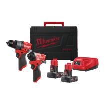 Milwaukee 4933480588 - M12FPD2 + M12FID2. SE SUMINISTRA CON 2 BATERíAS M12B6 Y CARG