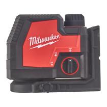 Milwaukee 4933478098 - NIVEL LáSER DE 2 LíNEAS REDLITHIUM USB, VERDE, AJUSTE FINO,