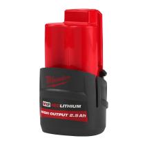 Milwaukee 4932480164 - BATERíA M12 REDLITHIUM HIGH OUTPUT 2.5AH