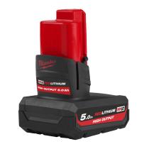 Milwaukee 4932480165 - BATERíA M12 REDLITHIUM HIGH OUTPUT 5.0AH