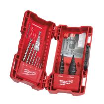 Milwaukee 48899350 - ESTUCHE DE BROCAS ESCALONADAS Y THUNDERWEB HSS-G