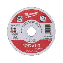 Milwaukee 4932451477 - DISCO CONTRACTOR 125 X 1MM (PEDIR EN MúLTIPLOS DE 50UDS)