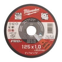 Milwaukee 4932451487 - D.ABRASIVO PRO+ 1MM - SCS 41 / 125MM (PEDIR EN MúLTIPLOS DE