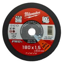 Milwaukee 4932451489 - D.ABRASIVO PRO+ 1,5MM - SCS 41 / 180MM (PEDIR EN MúLTIPLOS D