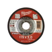 Milwaukee 4932451499 - DISCOS PRO+ DE CORTE 3MM - CC 42 / 115MM (PEDIR EN MúLTIPLOS