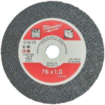 Milwaukee 4932464717 - DISCO DE CORTE ABRASIVO DE 76MM - 5UDS