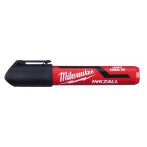 Milwaukee 4932471554 - MARCADOR CON PUNTA CINCELADA NEGRO 6MM - 3UDS