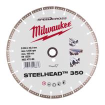 Milwaukee 4932471988 - DISCO DIAMANTE STEELHEAD 350MM CORTE DE ACERO Y ACERO INOXID