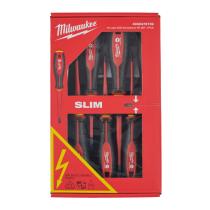 Milwaukee 4932478739 - JUEGO DE 7 DESTORNILLADORES TRILOBE VDE SLIM